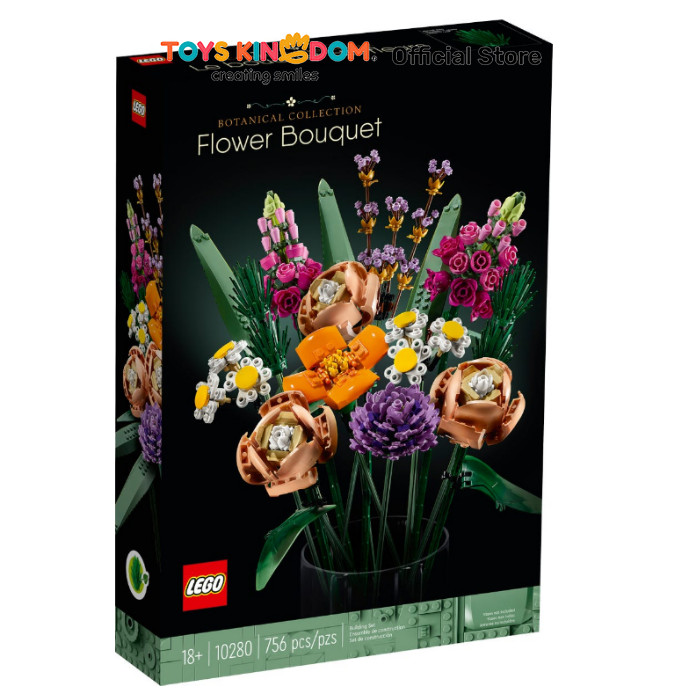 Toys Kingdom Lego Creator Flower Bouquet 10280 Kids Toy Toys Block Bricks Set Mainan Menyusun Balok 