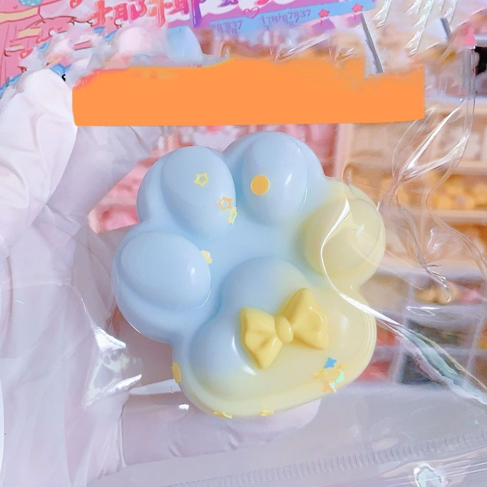 

Cute Squeeze Toy Squeeze Cat Paw Toys Sticky Soft Pinching and Decompressing Toy Watery Feeling Large Relief Relax Toys