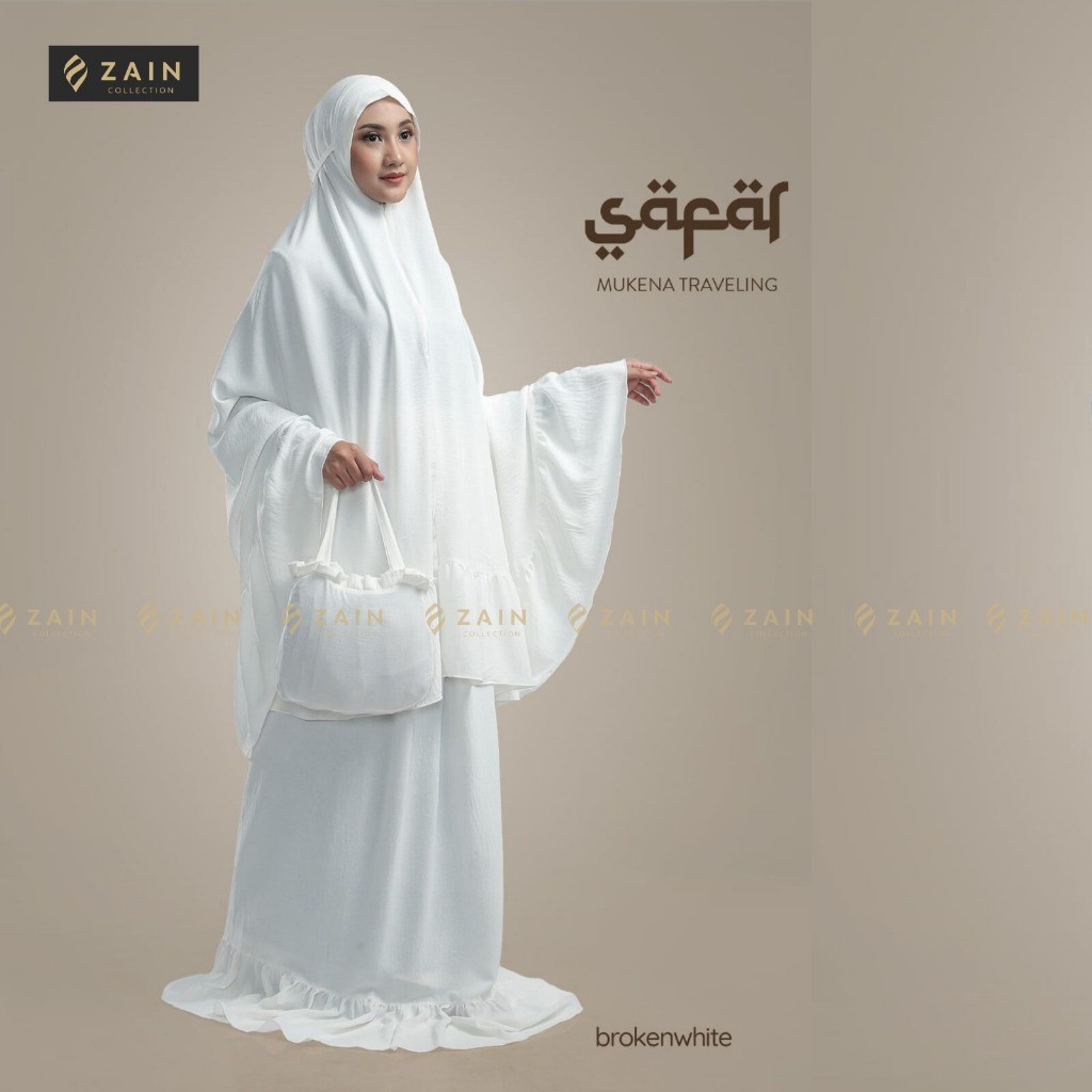 SAFAR - Mukena Terbaru 2024 / Mukena Traveling Premium Mewah By ZAIN Collection BISA COD