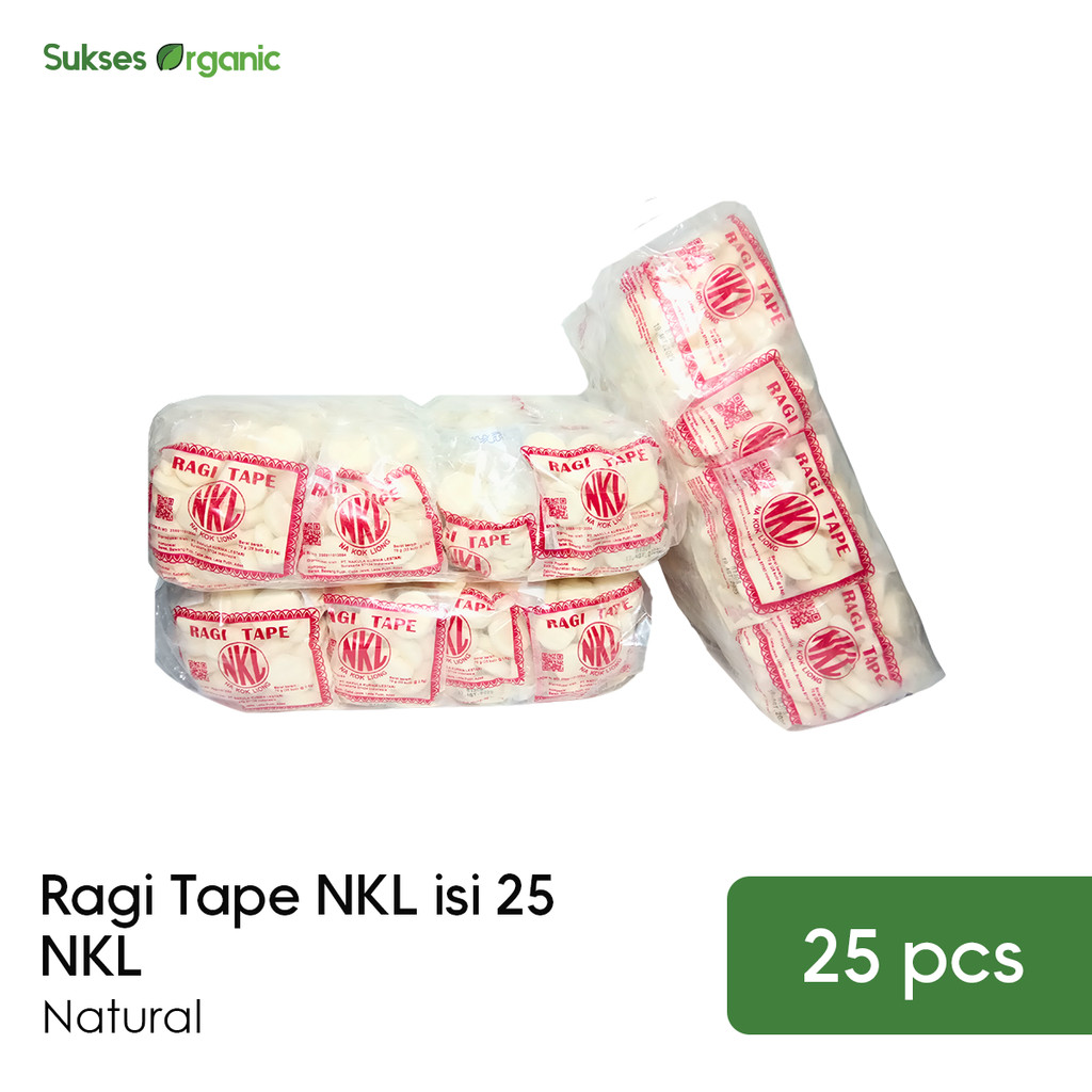 

Ragi Tape NKL 70gr 1 KANTONG ISI 25 PCS