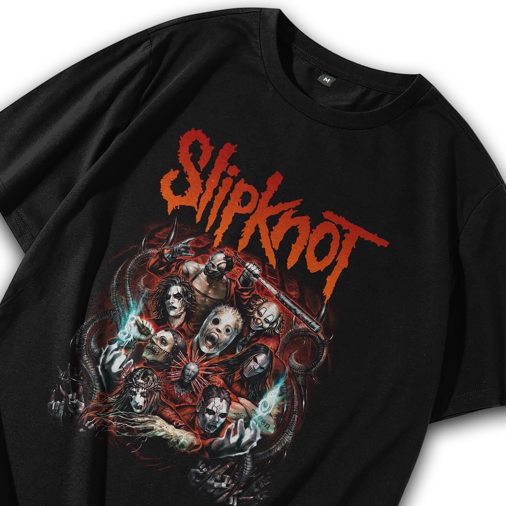 Kaos Baju Metal Slipknot / Kaos Band Slipknot / Death Metal / Baju Metal / T shirt Metal / Tshirt Ba