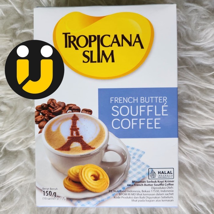 

Tropicana Slim French Butter Souffle Coffee 150 gram Isi 10 Sachet Minuman Serbuk Kopi Krimer