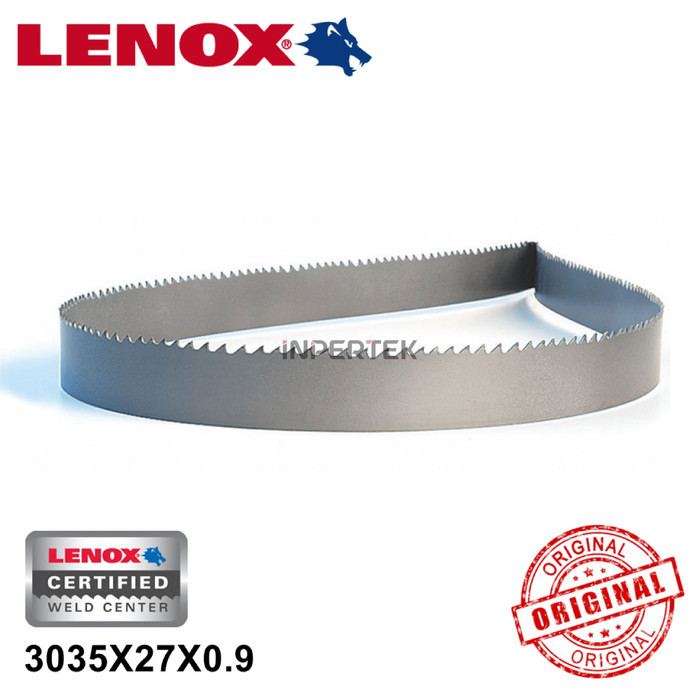 Bandsaw QXP 3035X27X0.9 LENOX Pisau Bi-Metal Blade Besi BendSaw 3035 mm X 27 mm X 0.9 mm Gergaji Ban