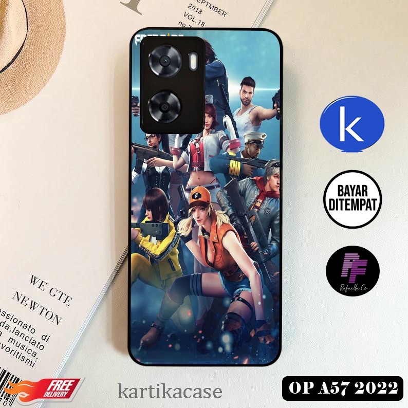 Berkah [COD] Case Hp Custom Casing kekinian Oppo A57 2022 Hardcase - Softcase - Paling Laku Laris CO