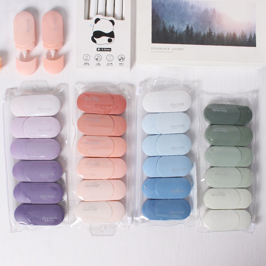 

6Pcs White Out Correction Tapes,Whiteout Tape for Instant Corrections, Clean and Easy to Use Applicator,Correct Wrong Writing