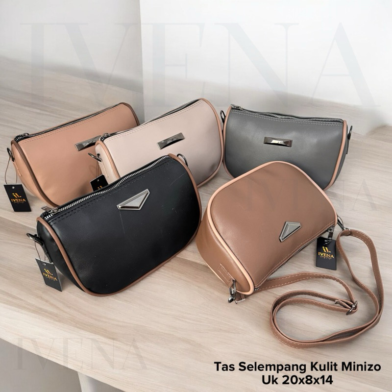 IV&C - TAS SLEMPANG KULIT WANITA HEHE BAG 1RUANG