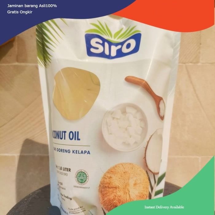 

Siro Coconut Oil 1.8liter / Coconut Oil Minyak Kelapa Murni
