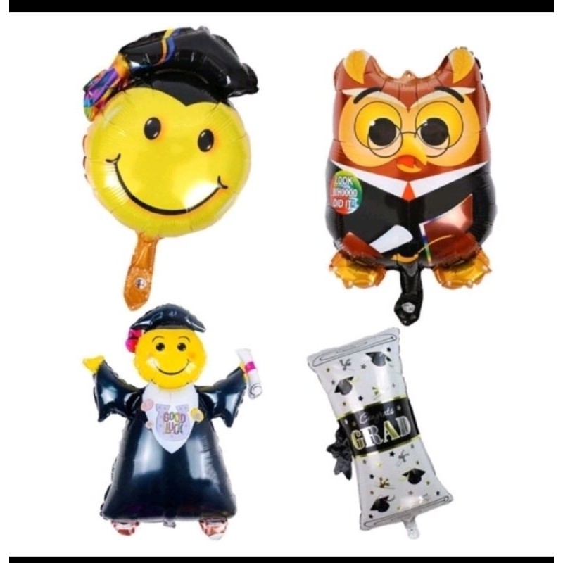 Balon Wisuda - Graduation Balon Kelulusan Sekolah Kuliah