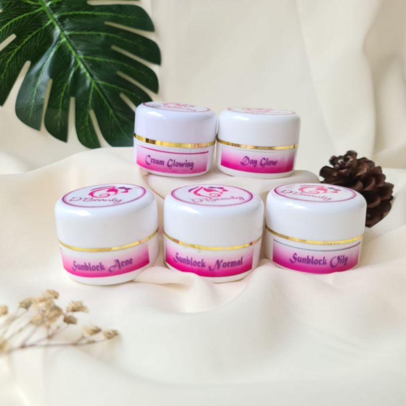 DBEAUTY - CREAM PAGI / SIANG | SUNBLOK | DAY CREAM | WHITENING | ACNE | GLOW | GLOWING | FLEK | SUNB