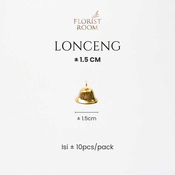 

Lonceng isi ±10pcs - Hiasan Natal - S (±1.5cm)