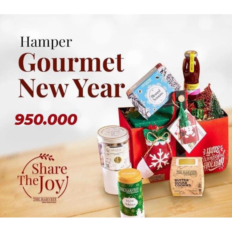 

The Harvest - Hampers Natal / Tahun Baru Gourmet Parcel Christmas Hampers Box 2024