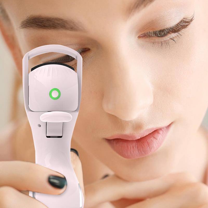 NEW Portable Eyelash Curler Electric Heated Comb Eye Lash Perm Long Lasting Eyelashes Curls Thermal 