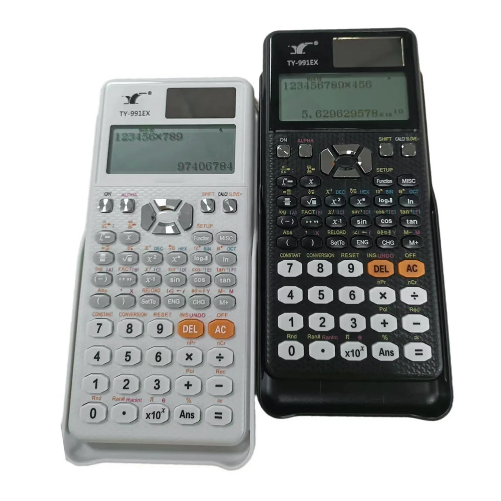 

Scientific Calculators Math Calculator with 552 Function HD Dot Matrix Display (192*63) Dual Power Supply Ideal for Office