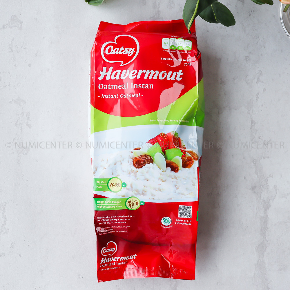 

750G OATMEAL INSTANT OATS HAVERMOUT - OATSY