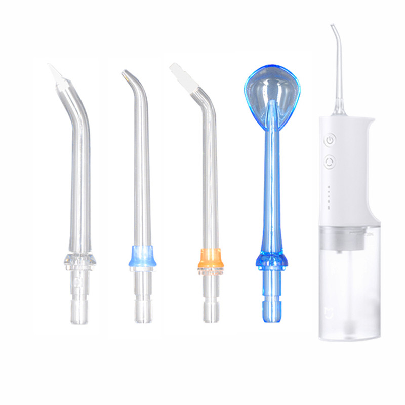4 Nozzles Irrigator Accessories For Xiaomi Oral Irrigator IPX7 WaterProof Water Jet Flosser Oral Cle