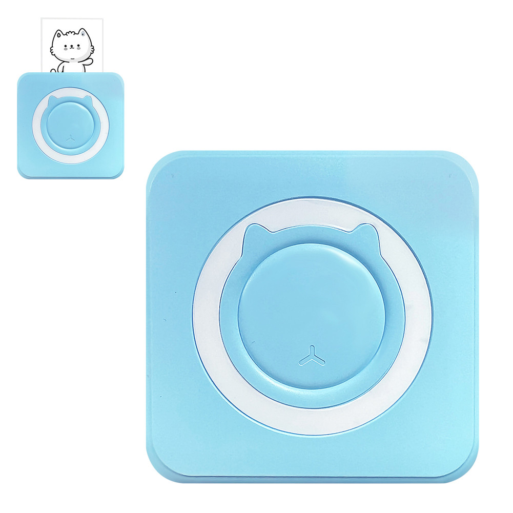 

Mini Portable Label Printer Bluetooth-Compatible Memo Impressora Portatil Inkless 57mm for Pictures Receipts Notes Lists