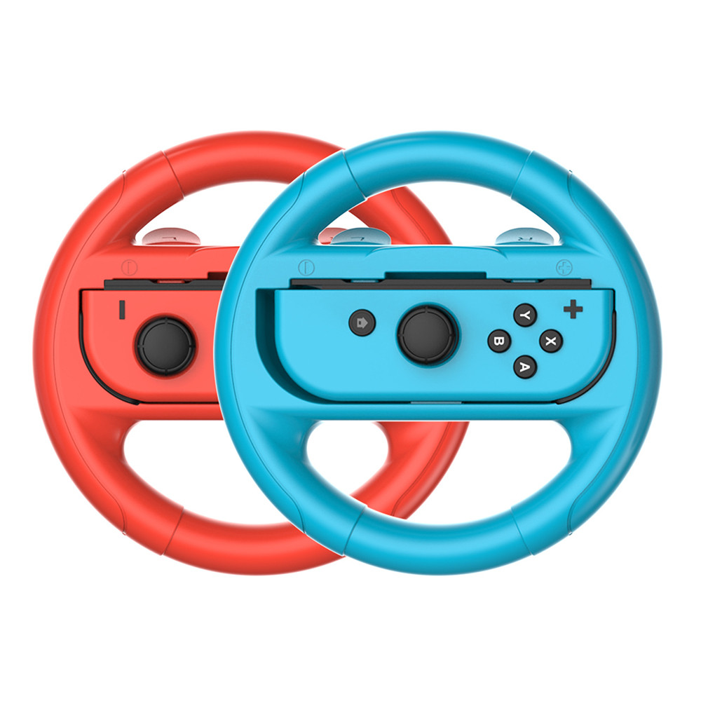 

2Pcs Joy-Con Wheel for Nintendo Switch oled Racing Game Wheel Controller NS Joy-Con Grip Cart Holder Accessories