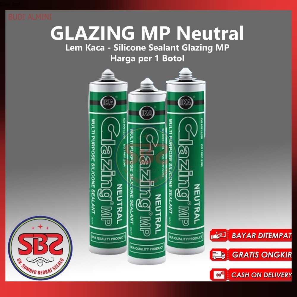GLAZING MP NEUTRAL - Silicone Sealant GLAZING MP Netral/Lem Kaca Glazing MP