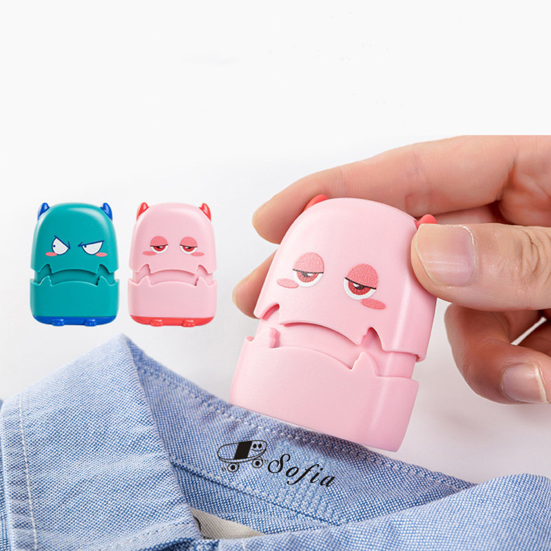 

Personalized Kids Name Stamp Waterproof Sticker Label Kindergarten Clothes Gift
