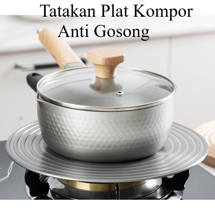 Tatakan Kompor Anti Gosong / Plat Konduksi Panas Kompor /Tatakan Alas Panci 24 CM /Alas Panci Kompor