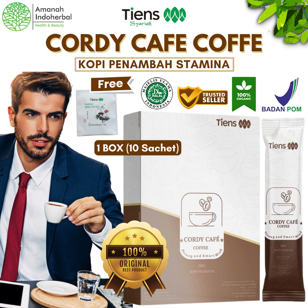 

Kopi Premium Cordy Cafe Coffe Stamina Pria Kuat Alami - Kopi Stamina Pria dan Wanita - Cordyseps Kopi - Tiens Coffe - Jamu Stamina - Kopi Penambah Stamina - Tiens Coffe Original Termurah