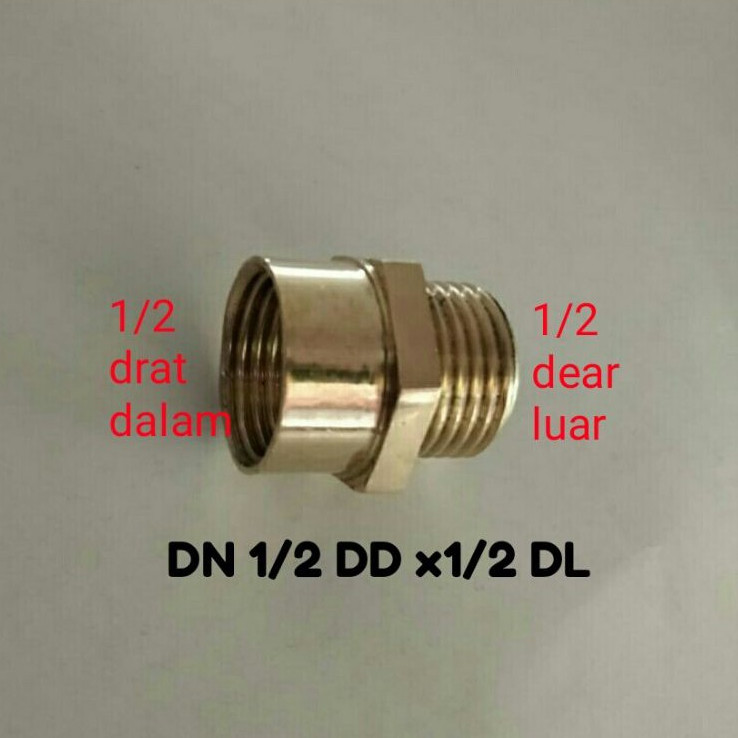 Dobel Sok Drat Luar Dalam 1/2