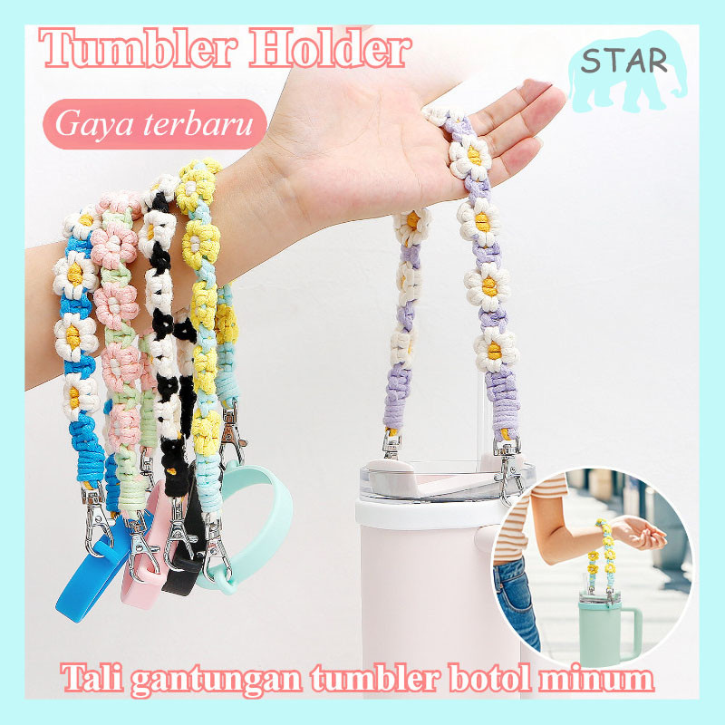 READY-Gantungan Botol tumbler bahan karet silicone untuk tali strap tumbler / Tumbler Holder / Tali 