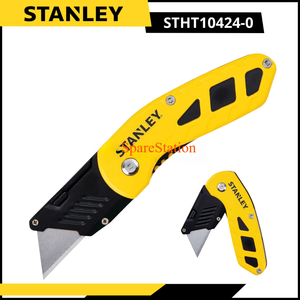 

Folding Utility Knife Cutter STANLEY STHT10424-0 Pisau Cutter Lipat