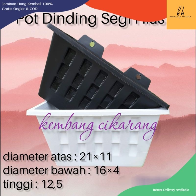 POT DINDING SEGI HIAS 22 pot bunga dinding tempel pagar model pot argo