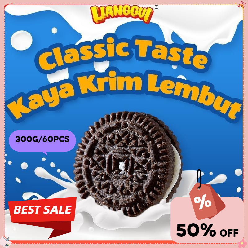 

Lianggui Halal Classic Milk Biskuit Cookie - Camilan Enak untuk Anak Sekolah, Snack Renyah & Praktis