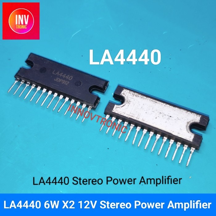 IC LA4440 LA 4440 12V 2x 6W Stereo Amplifier Bridge 19W
