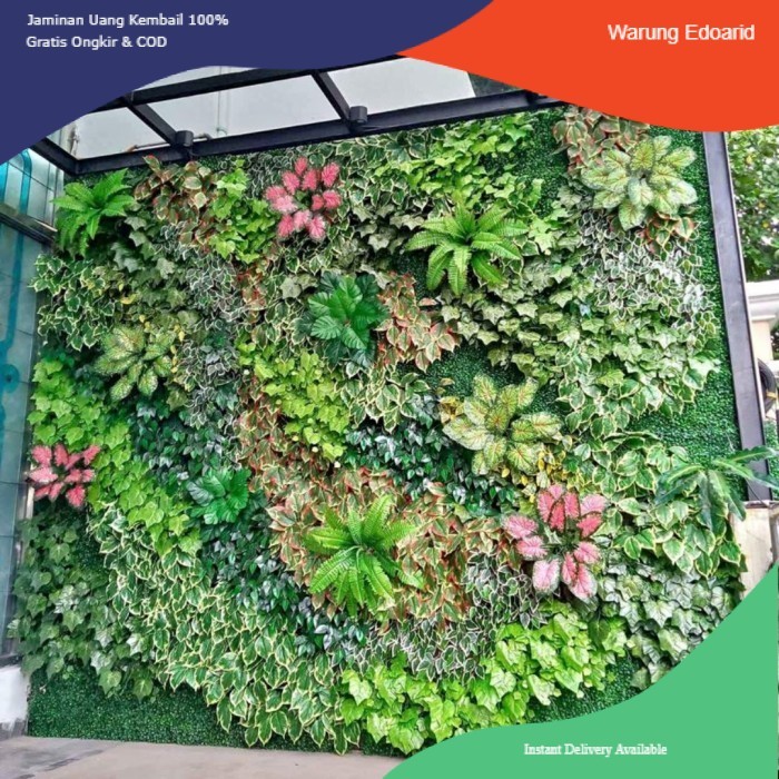 Tanaman Artificial Vertical Garden Plastik - Vertical Garden Sintetis