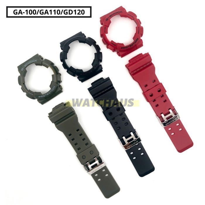 TALI RUBBER BAND BEZEL STRAP CASE GA100 GA110 GD100 GD120 GAX100