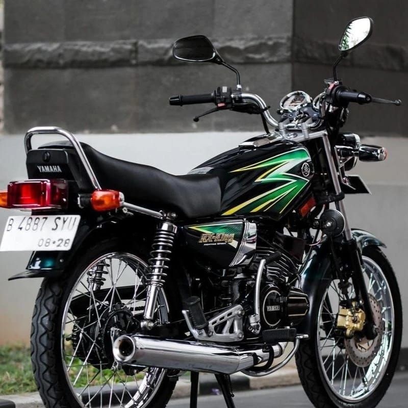 Striping Lis sticker standar ORI yamaha rx king 2003 hijau stiker rx king hijau 2003