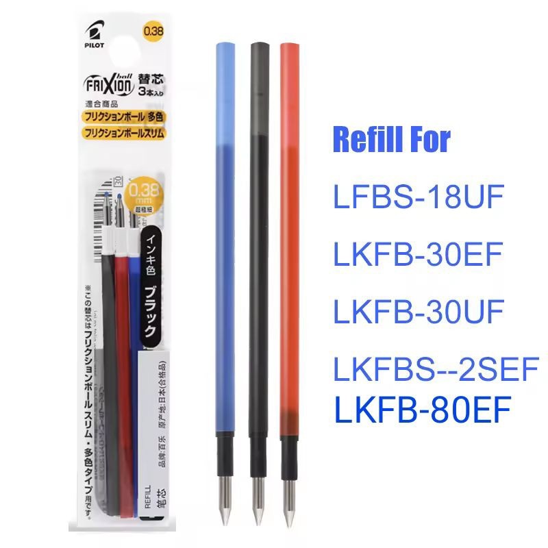 

Refill Isi Frixion 3in1 & 4in1 0.5mm / Isi Ulang Frixion 3 Warna & 4 Warna LFBTRF