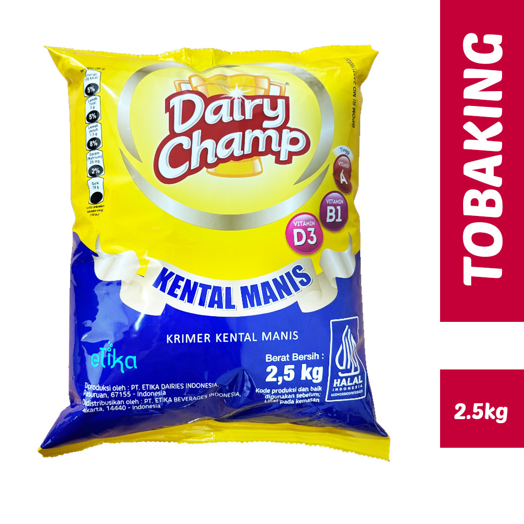 

Dairy Champ 2.5 kg Kental Manis HALAL Krimer Kental Manis
