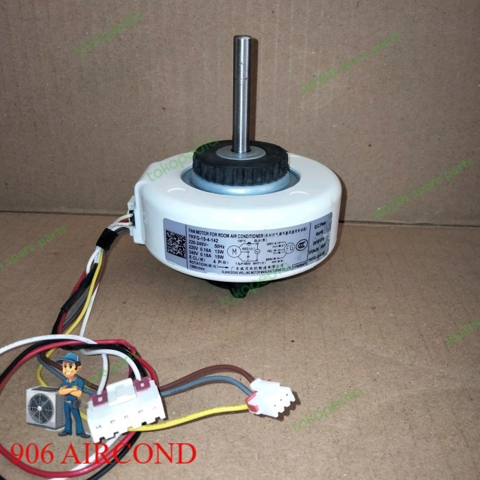 Sparepart dinamo motor fan indoor AC Samsung r410 cina AR05NRFLDWKN ORIGINAL