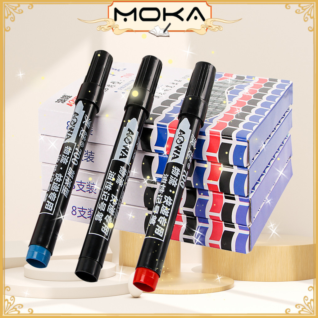 

MOKA SPIDOL MARKER PERMANEN ANTI AIR / SPIDOL TAHAN AIR PERMANEN TINTA HITAM MKP76