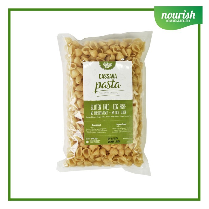 

Ladang Lima Cassava Pasta/ GLUTTEN FREE/ Tanpa Pengawet & Pewarna 500g - RIGATONI