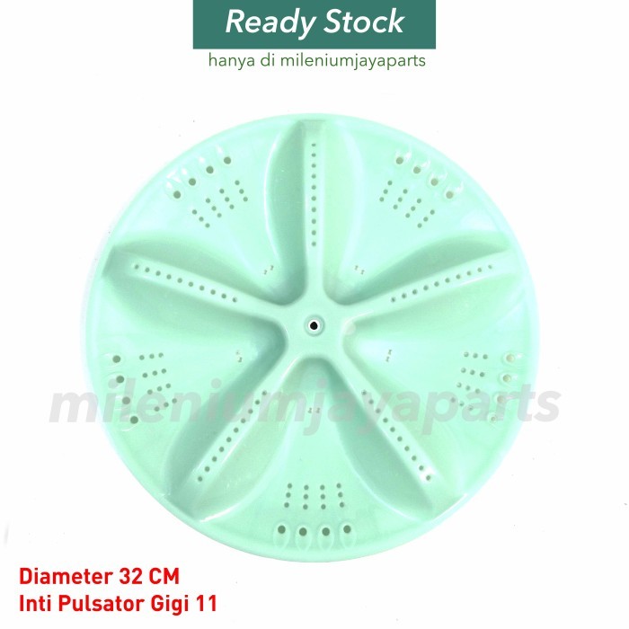 Part Pulsator Mesin Cuci 1 Tabung DENPOO 32cm AS Gigi 11