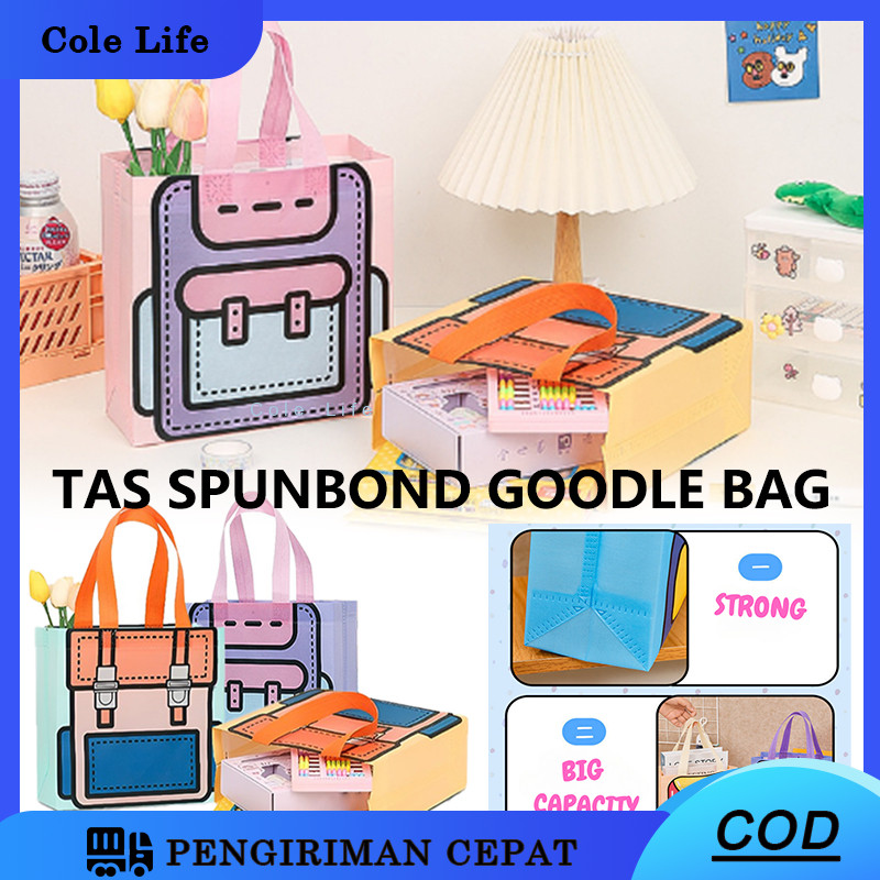 

Tas Hampers Non Woven Anti Air/GOODIE BAG TAS SPUNBOND MOTIF RANSEL GOODIE BAG