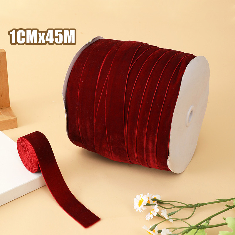 

45Meter Pita Velvet Import Pita Beludru Lebar 1 cm