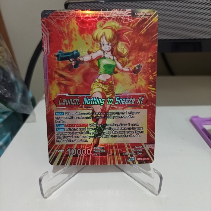 KY562 Kartu Dragon Ball SI Cantik Launch Unison Warrior Leader Card | RARE