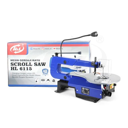 Scroll Saw 6115 H&L / Mesin Ukir Kayu 6115/Mesin scroll saw ukiran kayu Berkualitas
