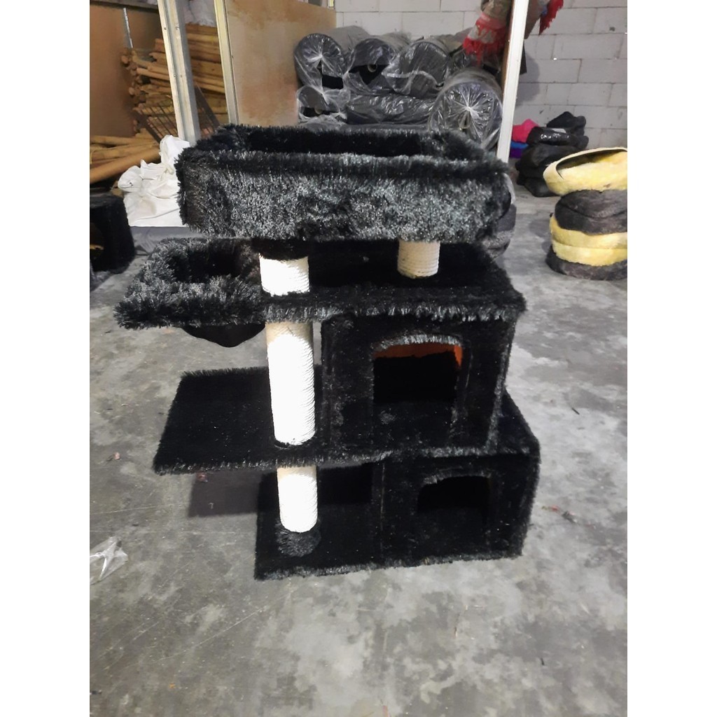 cat condo 2RUMAH KUCING  TRBARU Cat House - Garukan Kucing - Mainan Kucing - Cat Tree - Kandang Kuci