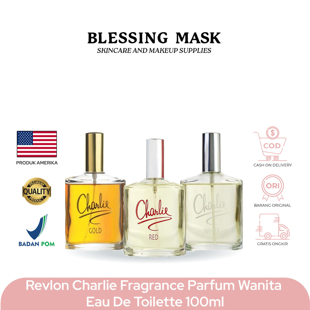 Revlon Charlie Fragrance 100 mL Eau De Toilette | EDT Parfum Wanita Perfume
