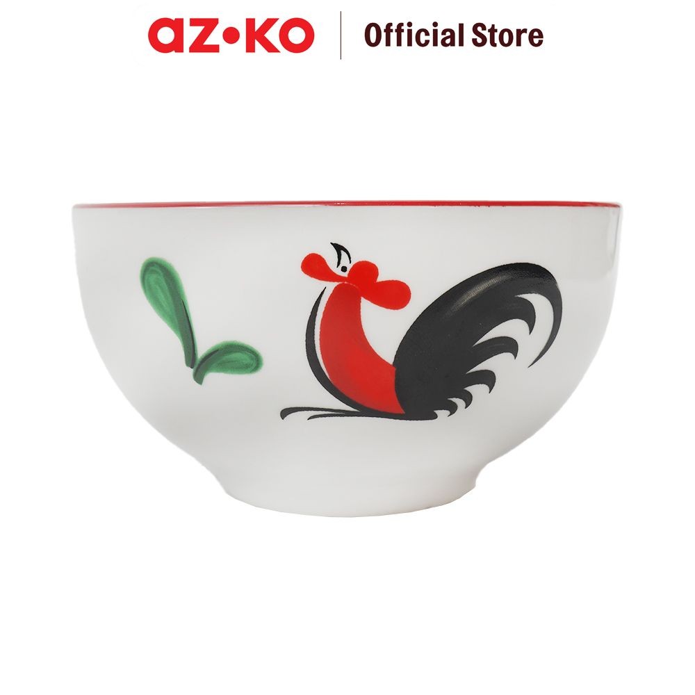 AZKO Kopin Porcelain 11.5 cm Mangkuk Kukuruyuk Mangkok Makanan Food Grade Wadah Hidangan Bowl Perlen