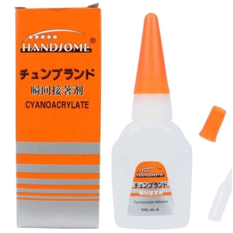 

Lem Korea Cair Handsome Original / Lem Serbagu/ Super Glue