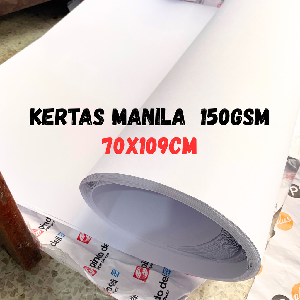 kertas manila 150gsm - karton manila plano 79x109cm