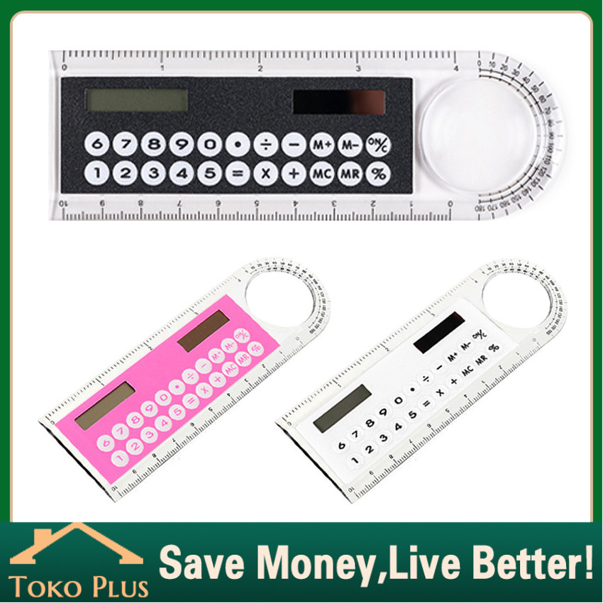 

Kalkulator Penggaris 2in1 Mini Portable Karakter Kalkulator 8 Digit Penggaris 15cm Praktis Portable Multifungsi / Ruler Set Perlengkapan Sekolah Dan Kantor / Mini Calculator Ruler Penggaris Kalkultor Imut